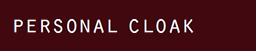 PERSONAL CLOAK