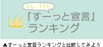 su:tto｜「すーっと宣言」ランキング　▲すーっと宣言ランキングを比較してみよう